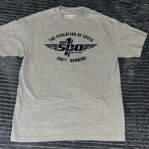 Men’s Indy 500 IMS Exclusive Sz Lg Gray 100th Year Running Indy 500 T-Shirt